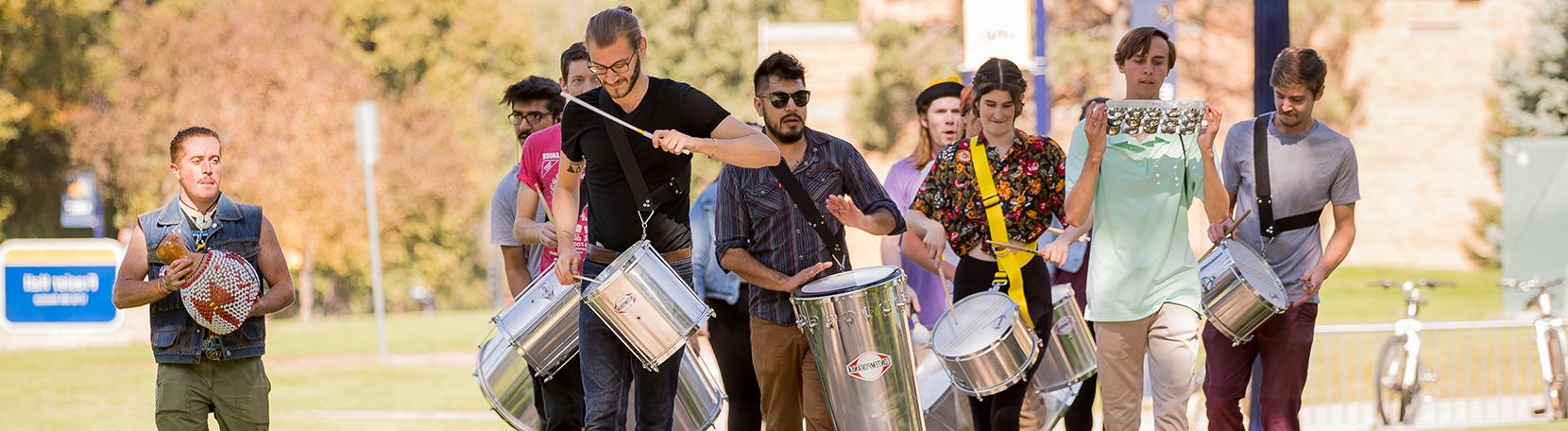 Students Playing Instruments